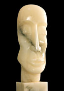 Male Head - Alabaster